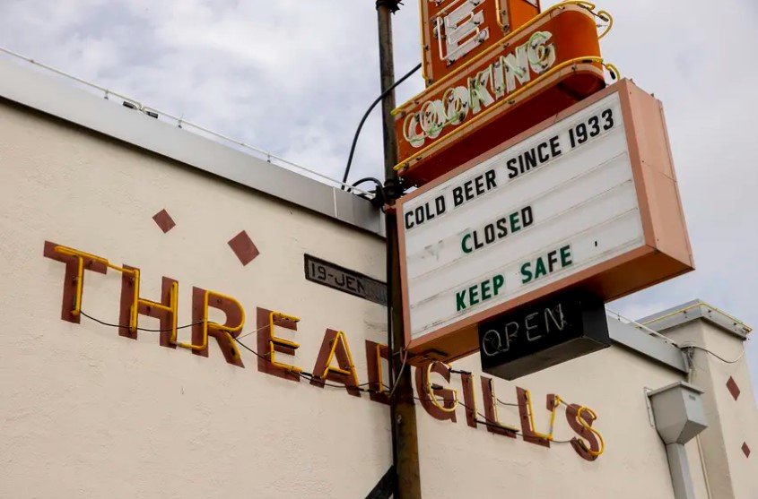 Threadgill’s restaurant in Austin closed permanently due to the coronavirus pandemic. As vaccinations increase and unemployments go down, Texas is ending some pandemic-era unemployment benefits and exemptions. The state's unemployment agency is ending that exemption June 26, when out-of-work Texans will also stop receiving an extra $300 in federal jobless benefits.
